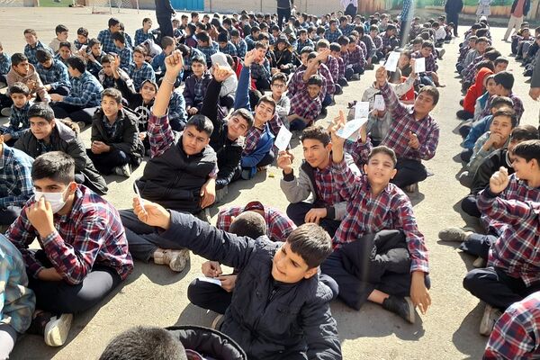 انتخابات شهردار مدرسه در دبیرستان حضرت قاسم (س) ناحیه 2 شهرری 