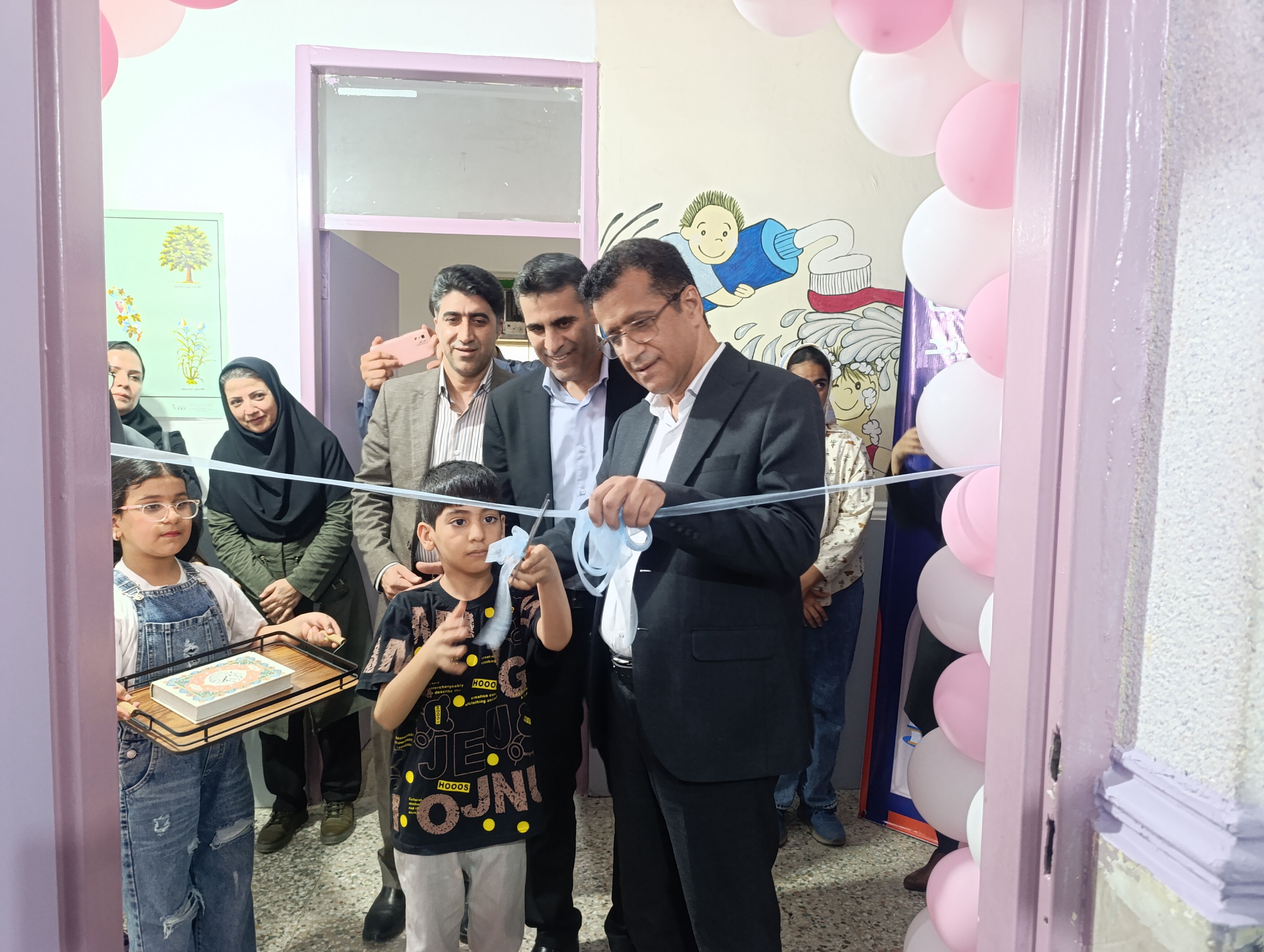 کتابخانه کلاسی مدرسه ناشنوایان پیوند بندرعباس افتتاح شد
