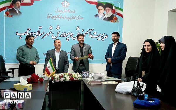 تقدیر از دانش‌آموز خبرنگاران بناب بمناسبت ۲۴سالگی خبرگزاری پانا