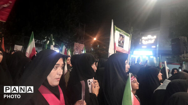 حضورپرشور کوهدشتی هادرصحنه دفاع از اقتدار کشور