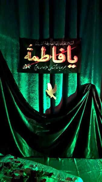 عزاداری دهه دوم فاطمیه با حضور شهید گمنام در دهستان شوراب صغیر  
