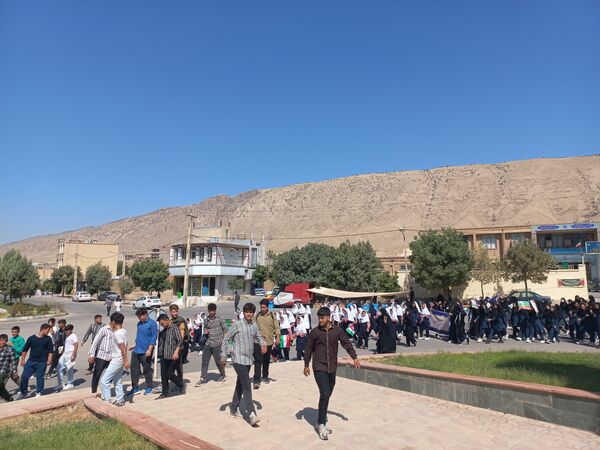 مراسم گرامیداشت شهادت سید حسن نصرالله و شهدای مقاومت در شهرستان سیروان 