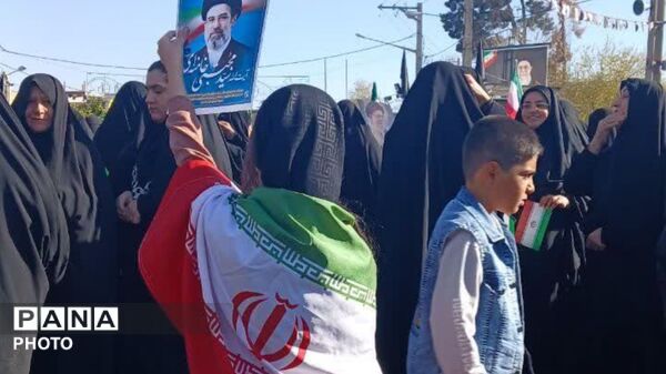 بیعت با رهبر جدید انقلاب اسلامی در پلدختر 