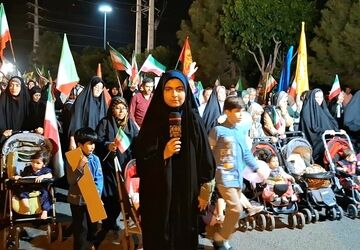 حضور پرشور کالسکه سواران در اجتماعات شبانه قم