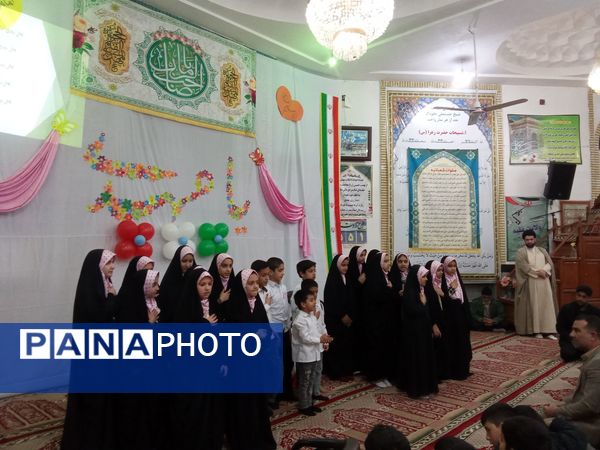 جشن نیمه شعبان در مسجد جامع شهر کندر
