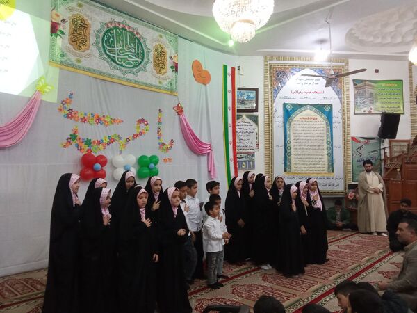 جشن نیمه شعبان در مسجد جامع شهر کندر