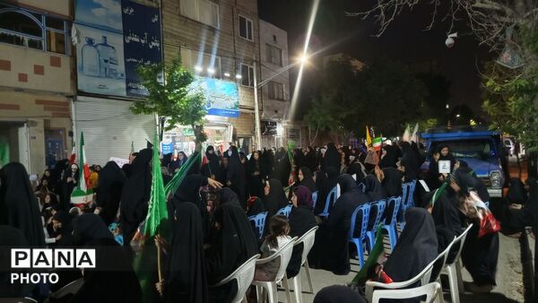 حضور پرشور مردم ولایت مدار بلوار توس در اجتماعات شبانه   