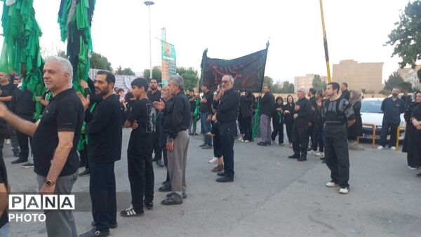 عزاداری تاسوعای حسینی در امامزاده محمد(ع) ناحیه ۴ کرج
