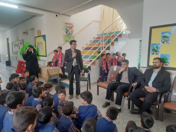 افتتاح کلاس بهداشت در دبستان پسرانه قمر بنی هاشم شهرستان زارچ