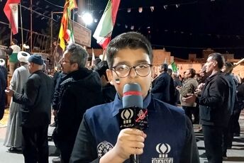 اقامه نماز استغاثه و ذکر توسل به امام زمان(عج) در شهر جعفریه