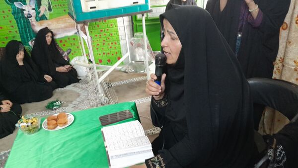 عزاداری دختران احلی من العسل به مناسبت شهادت حضرت رقیه(س)