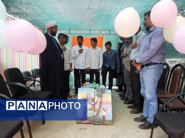 موکب سازمان دانش‌آموزی میناب در میلاد پیامبراکرم(ص)