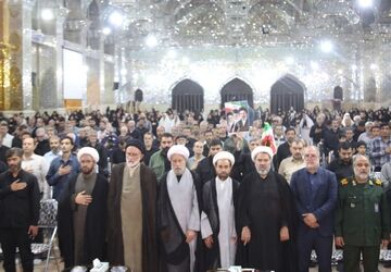 بزرگداشت آقای شهید ایران در حرم مطهر سید علاءالدین حسین(ع)