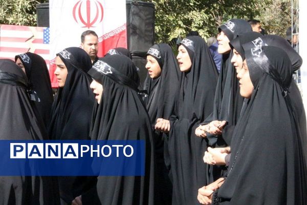 فریاد استکبارستیزی در قیامدشت طنین‌انداز شد