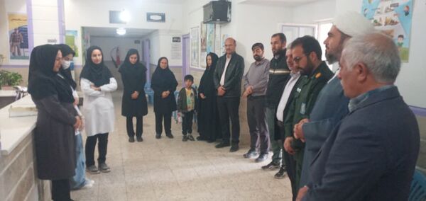 تقدیر امام جمعه سملقان از پرستاران شهر قاضی و شهر آوا 