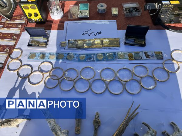 رو‌نمایی از کشفیات انتظامی فارس