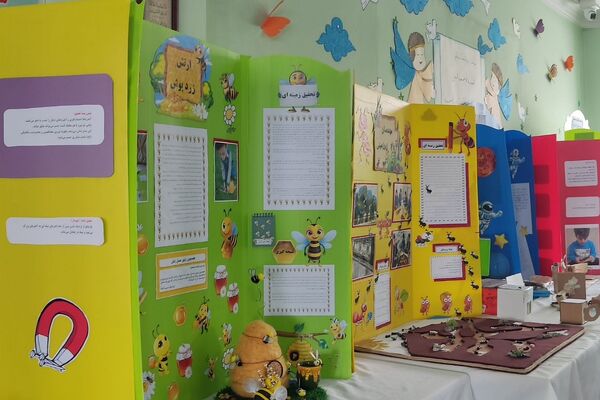 دستاوردهای خلاقانه دانش‌آموزی در دبستان پسرانه پانزده خرداد شهرری