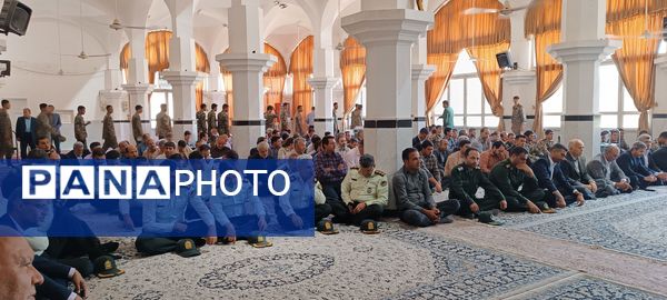 مراسم یادواره شهدای خدمت به‌مناسبت هفته دولت در شهرستان خلیل آباد 