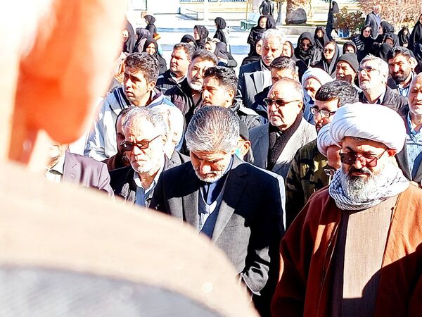 مراسم تشیع جانباز شهید مهدی نصری