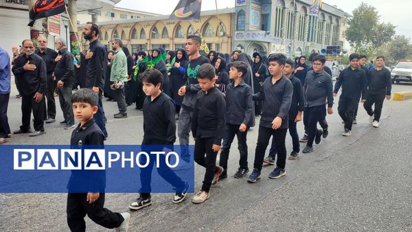 آیین دسته‌روی شهادت امام رضا(ع) در قائمشهر 