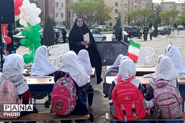 اجتماع صمیمی دانش‌آموزان نیشابور به یاد ۱۶۸ فرشته های دبستان شجره طیبه ی میناب
