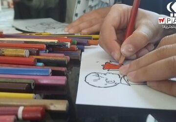 حضور حماسی کودکان و نوجوانان شهر وردنجان در نماز جمعه‌