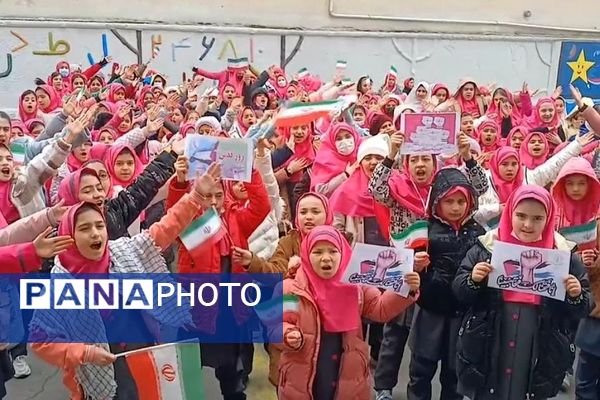جشن‌ روز غزه در مدارس رودهن 