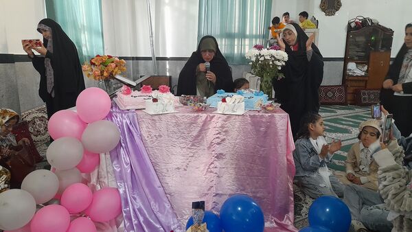 مراسم جشن دهه کرامت و استقبال از پرچم حرم رضوی در شهرستان‌فیروزکوه