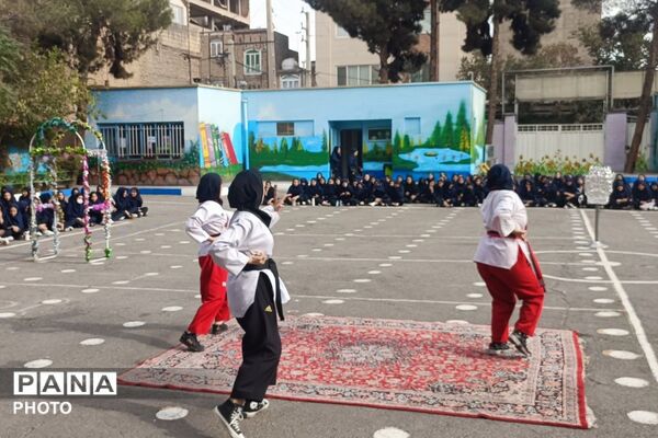 المپیاد ورزشی درون‌مدرسه‌ای در دبیرستان شهید بهرامی