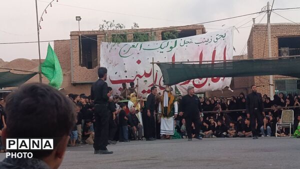 طنین فریاد «هل من ناصر» در میدان تعزیه