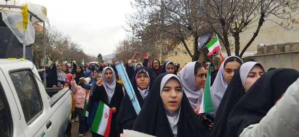 راهپیمایی 22 بهمن راز جرگلان 