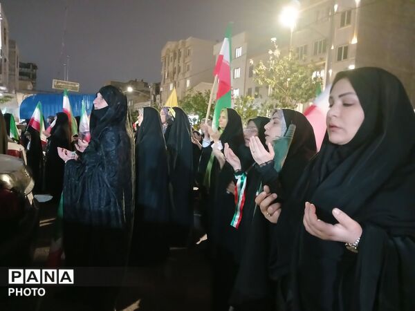 پنجاه هفتمین شب از راهپیمایی مردم شهرستان فردیس 
