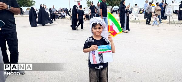 کانون پرورش فکری کودکان و نوجوانان بندرعباس در سوگ رهبر شهید