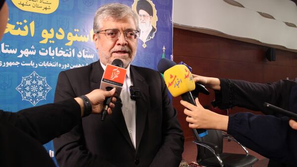 اتاق کنترل وضعیت ستاد انتخابات شهر مشهد