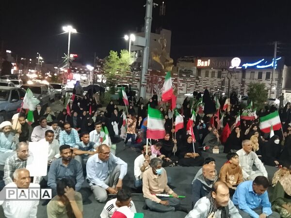 میناب در میدان شهدا، در پناه نور مجتبی(ع)