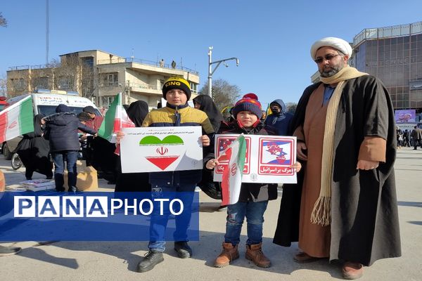 حماسه باشکوه راهپیمایی22 بهمن دراستان اردبیل 