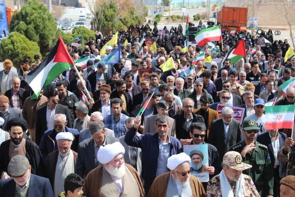 راهپیمایی روزجهانی قدس در شهر درق