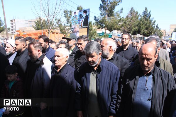 تشییع پیکر شهید سرگرد «جواد عبدی» در حملات آمریکایی - صهیونی