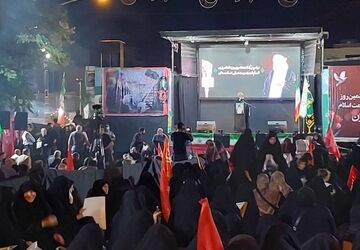 اجتماع بزرگ عزاداران خاکسپاری قائد شهید امت در خیابان جمهوری اسلامی