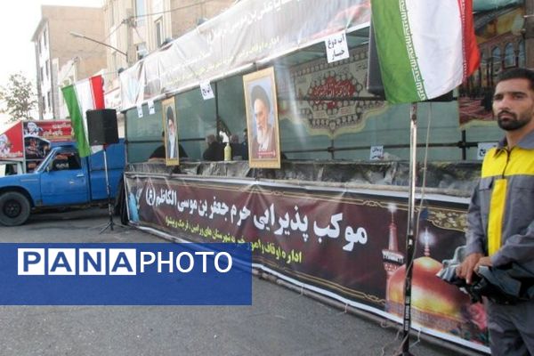 از غرفه‌های فرهنگی تا خدمت‌رسانی مردمی؛ پیشوا در سوگ رضوی