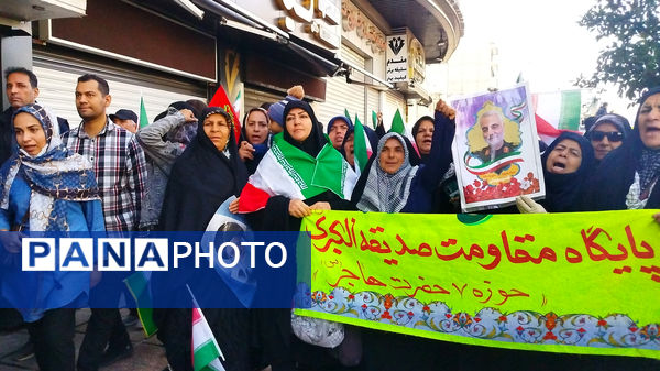  حضور پرشور مردم شیراز در چهل و هفتمین سالگرد پیروزی انقلاب اسلامی ایران 