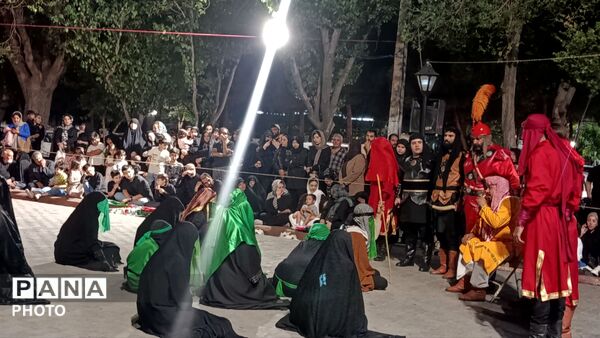 مراسم شبیه خوانی در میدان باغشمال تبریز