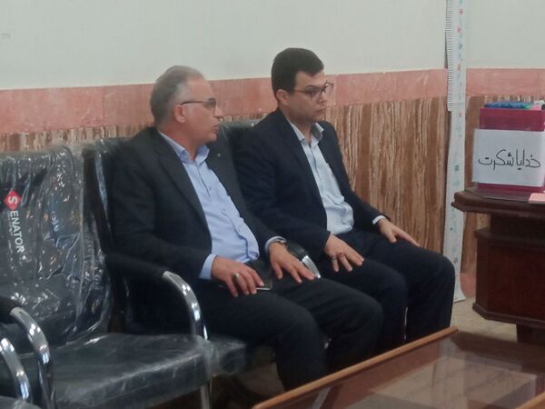 بازدید مدیر اداره ناحیه یک از دبیرستان گلشن آزادی