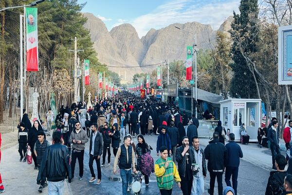 گلزار شهدای کرمان در ششمین سالگرد شهادت سردار دلها، حاج قاسم سلیمانی