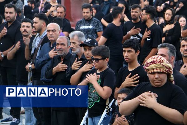 حضور پرشور مردم ولایتمدار صفادشت در عزاداری تاسوعای حسینی