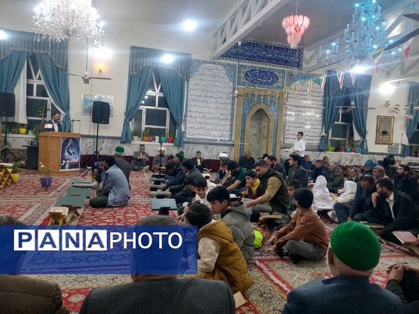 محفل انس با قرآن درمسجد جامع شهر بار