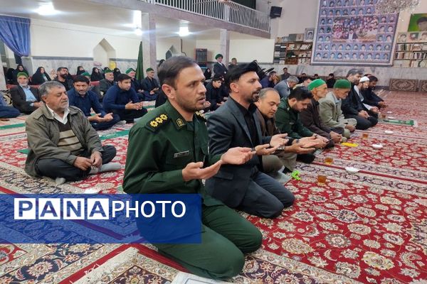 اجتماع عزاداران شهدای راه خدمت در مسجد جامع شهر بار 