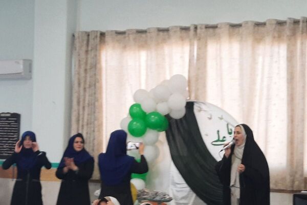 جشن میلاد مولود کعبه در دبستان  شهید بنی هاشمی رباط‌کریم