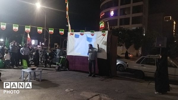 موکب پارک دانشجو در هفتاد و سومین شب از اجتماعات مردمی 