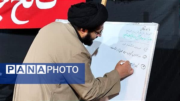 عزاداری نوجوانان عشاق‌ الرضا قائمشهر در سوگ حضرت علی اکبر(ع)